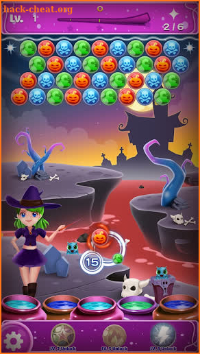 WitchLand - Magic Bubble Shooter screenshot