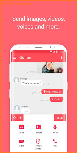 With Stranger - Chatting screenshot