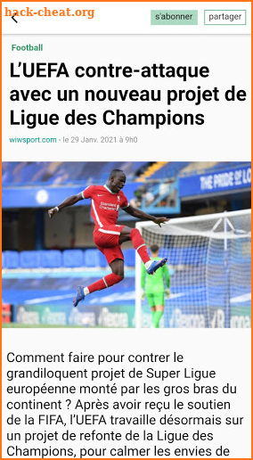 wiwsport - l'actualité sportive du Sénégal screenshot