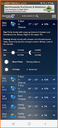 WJFW WeatherWatch 12 screenshot