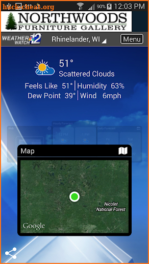 WJFW WeatherWatch 12 screenshot