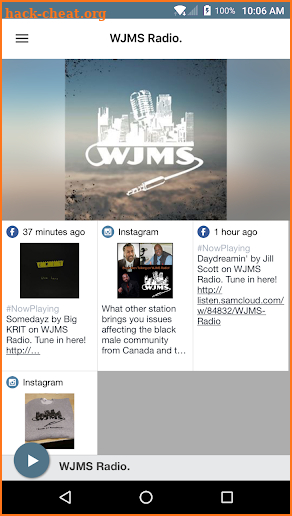 WJMS Radio. screenshot