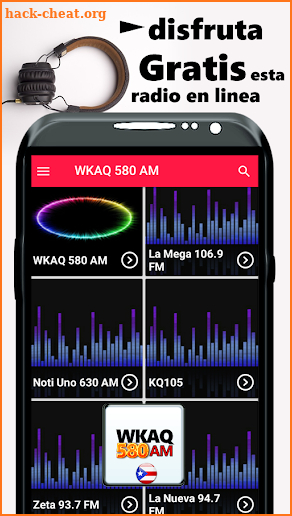 WKAQ 580 AM Puerto Rico Radio 580 AM screenshot