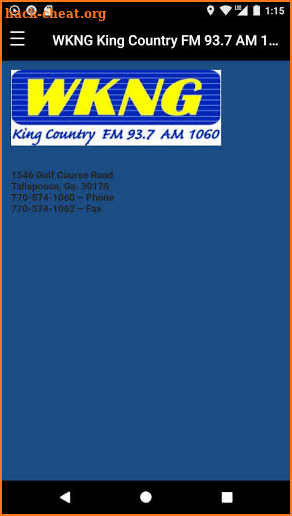 WKNG FM 93.7 AM 1060 screenshot