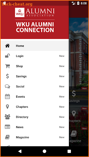 WKU Alumni Connection screenshot