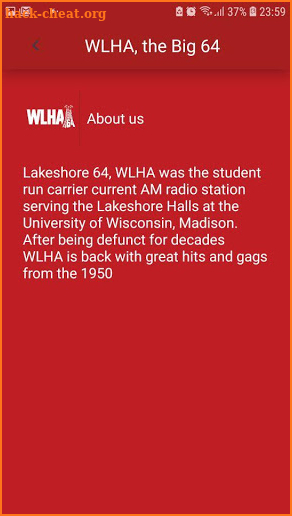 WLHA Radio screenshot