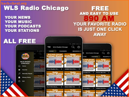 WLS Radio Chicago 890 AM screenshot