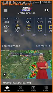 WMBF First Alert Weather screenshot