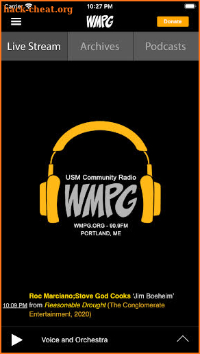 WMPG Community Radio screenshot