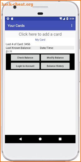 WMT Gift Card Balance screenshot