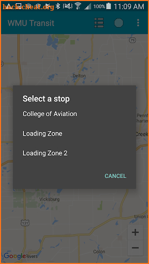 WMU Transit screenshot