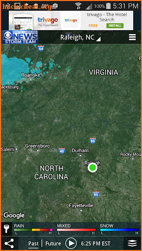 WNCN Wx screenshot