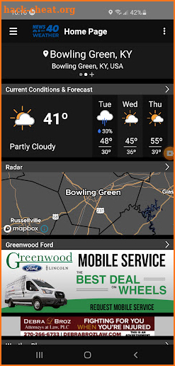 WNKY Weather screenshot