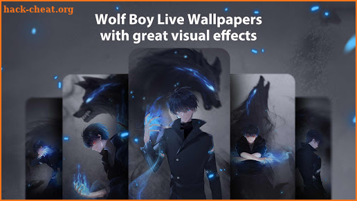 Wolf Boy Live Wallpapers Themes screenshot