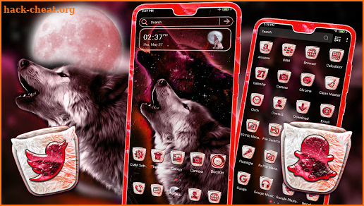 Wolf Launcher Theme screenshot