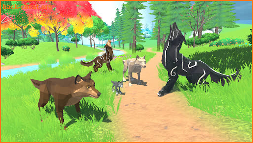 Wolf Simulator 3D Wild Animal screenshot