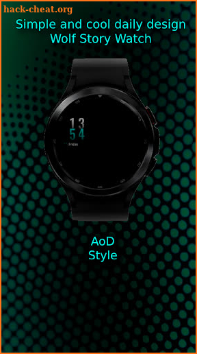 Wolf Story Watch Face Wear OS screenshot