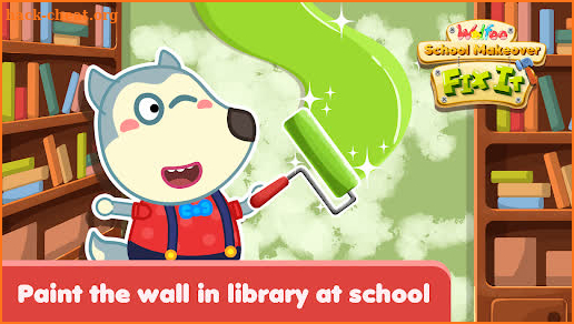 Wolfoo Design: School Makeover screenshot