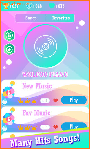 Wolfoo Piano Game Tiles screenshot