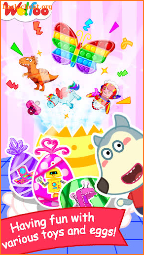 Wolfoo 's Surprise Eggs Toys screenshot