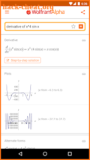 WolframAlpha screenshot