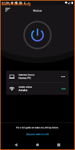 Wolow - Wake on LAN screenshot