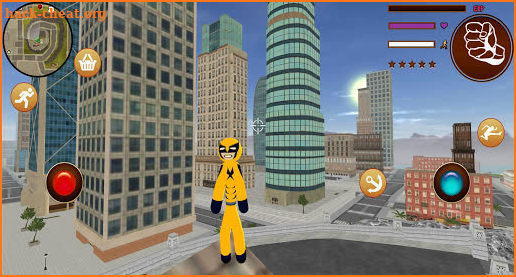 Wolveine Stickman Rope Hero Miami Mafia Simulator screenshot