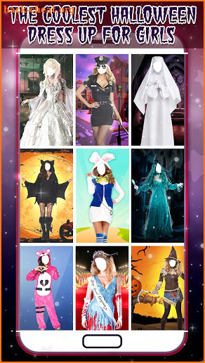 Woman Halloween Costumes - Scary Masks screenshot