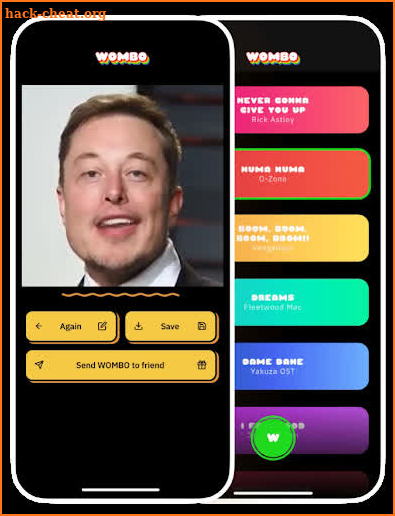 WOMBO - AI Powered Lip Sync App screenshot