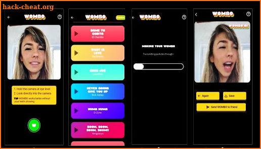 Wombo Ai:Make your selfies sing Assistant screenshot