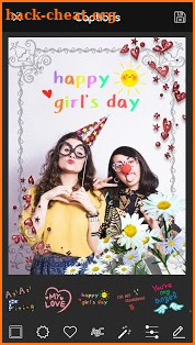 Women Day Photo Frames 2018: Flower Crown & Editor screenshot