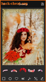 Women Day Photo Frames 2018: Flower Crown & Editor screenshot