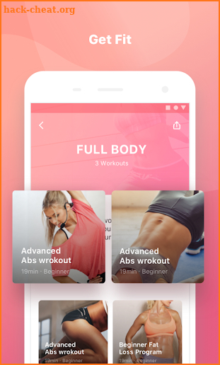 Women Fitness - Female Workout：Burn Fat, Tone Abs screenshot