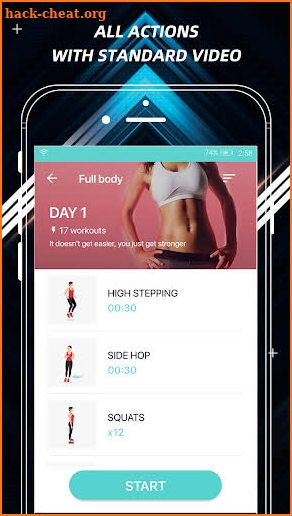 Women Fitness Free - Lose Weight Coach Apps screenshot