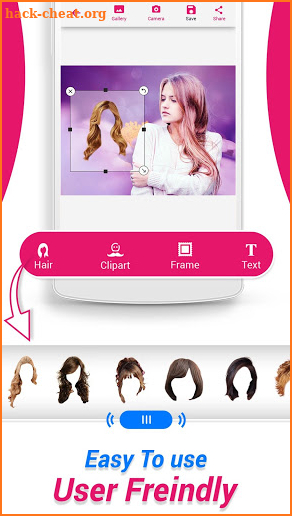 Women Hair Style Photo Editor screenshot