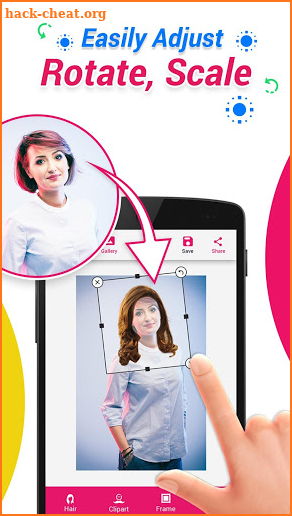 Women Hair Style Photo Editor screenshot