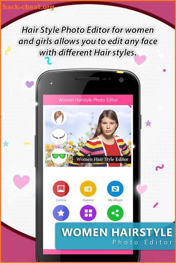 Women Hairstyle Photo Editor screenshot