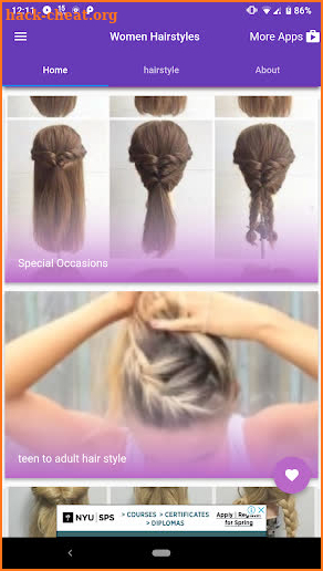 Women Hairstyle Tutorials screenshot