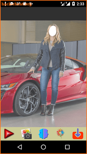 Women Selfie-Car Photo Frames screenshot