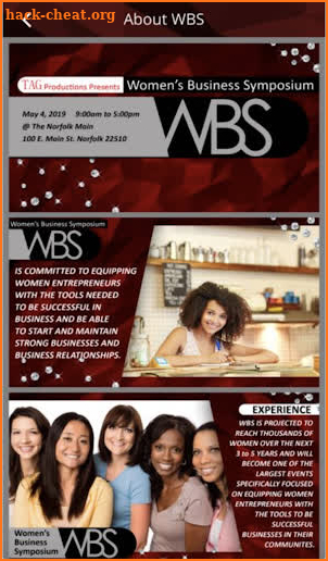 Women's Business Symposium screenshot