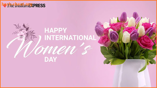 Women's day greetings screenshot