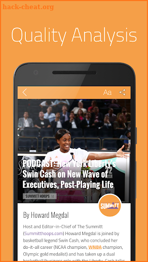 Women's Hoops: WNBA News screenshot