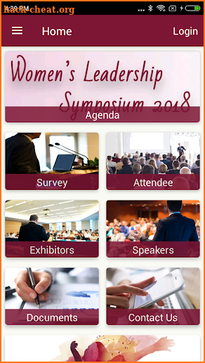 Women's leadership symposium 2018 screenshot