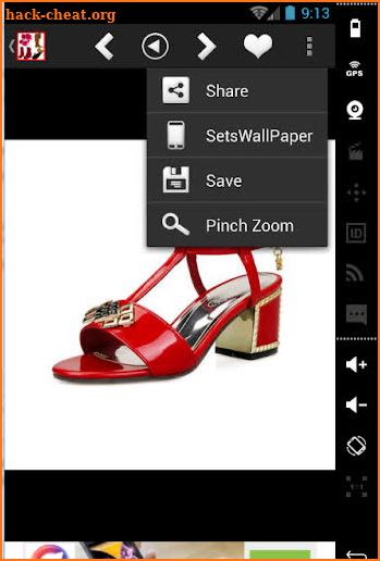 Women's shoes fashion screenshot