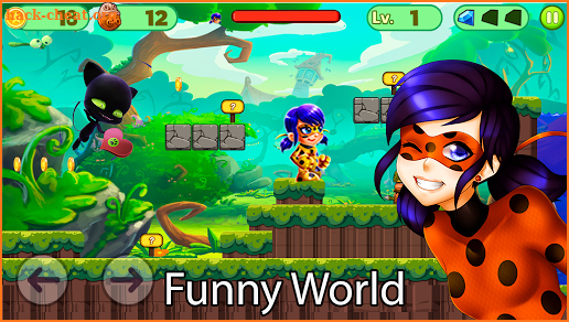 Wonder Ladybug cat Run screenshot