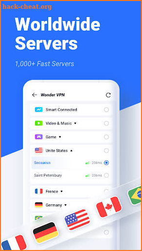 Wonder VPN - Secure VPN Proxy screenshot