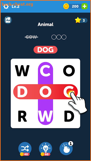 Wonder Word - A Fun Free Word Search Puzzle Game screenshot