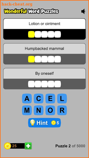 Wonderful Word Puzzles screenshot