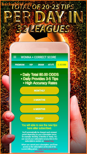 Wonna: Football Betting Tips screenshot