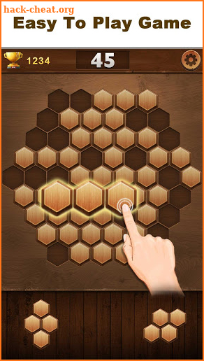 Wood Block Hexagon screenshot